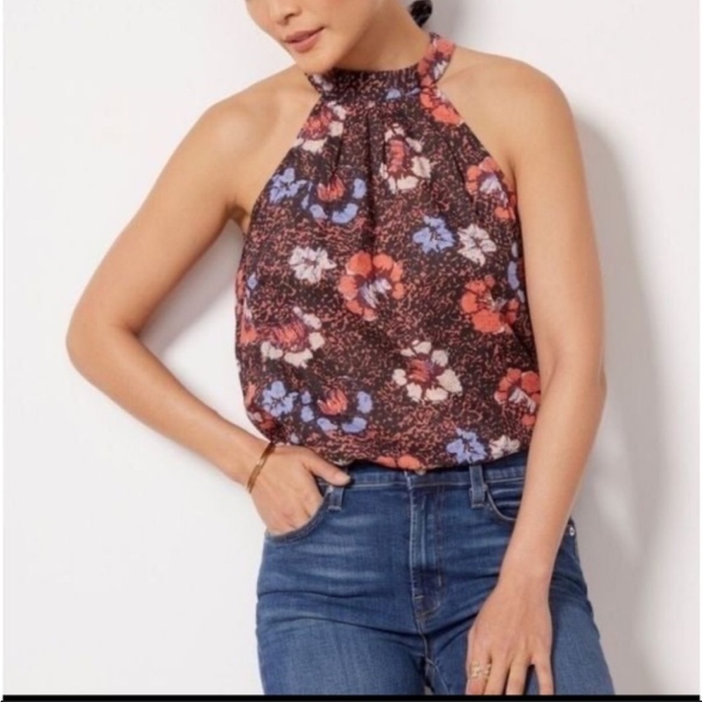 Cleobella Floral Halter Neck Top